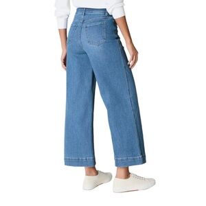 SPANX pull on, wide leg Jeans.  Size 2X tall.  Only worn once.